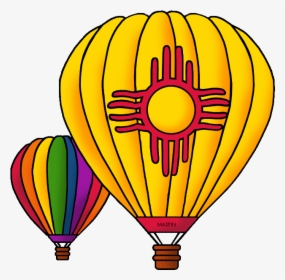 New Mexico State Aircraft Hot Air Balloon - New Mexico Hot Air Balloon Clipart, HD Png Download, Transparent PNG