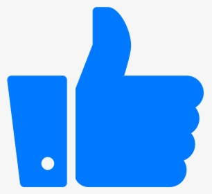 Thumb Tack Clipart Blue - Blue Facebook Like Icon, HD Png Download, Transparent PNG