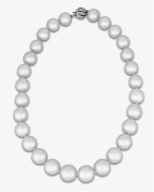 White South Sea Pearl Necklace - Disney Princess Frames Png, Transparent Png, Transparent PNG