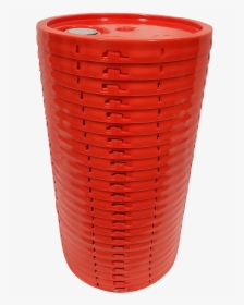 Red Plastic Lid With Gasket, Tear Tab And Rieke Spout - Flowerpot, HD Png Download, Transparent PNG