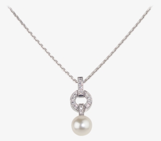 Transparent Diamonds And Pearls Png - Diamond Heart Necklace Collier Perle Cartier Colier, Png Download, Transparent PNG