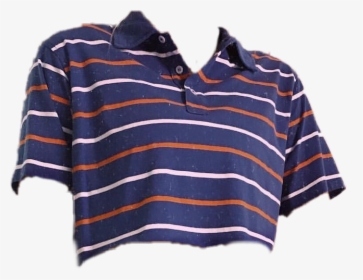 #png #pngs #shirt #fashion #shirts #stripes #blue #orange - Polo Shirt, Transparent Png, Transparent PNG