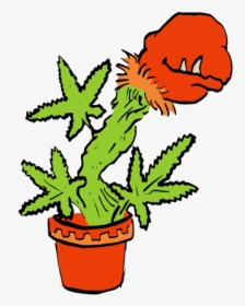 Plant,flower,leaf - Drawing Of Computer With Flower Pot, HD Png Download, Transparent PNG