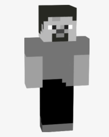 Black And White Minecraft Steve, HD Png Download, Transparent PNG