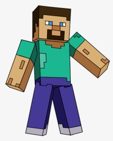 How To Draw Steve From Minecraft - Draw Minecraft Steve, HD Png Download, Transparent PNG