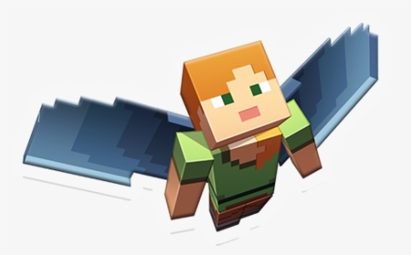 Minecraft Alex With Elytra, HD Png Download, Transparent PNG