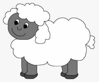Sheep Black And White Clip Art Sheep Mask Clipart - Black & White Lamb Clip Art, HD Png Download, Transparent PNG