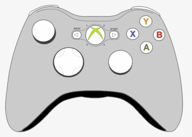 Xbox Controller Clipart Transparent Png - Xbox 360 Controller Clipart, Png Download, Transparent PNG