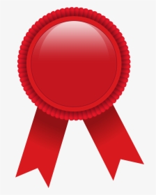 Ribbon Award Red Clip Art - Award Red Ribbon Clipart, HD Png Download, Transparent PNG