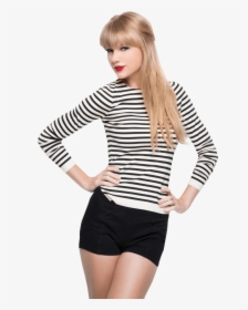 Striped Taylor Swift - Taylor Swift Transparent Png, Png Download, Transparent PNG