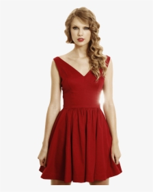 Another Red Dress Taylor Swift - Taylor Swift On Transparent Png, Png Download, Transparent PNG