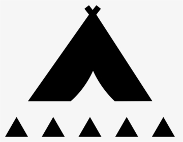 Tribal Tent With Small Triangles - Triangulo Tribal Png, Transparent Png, Transparent PNG