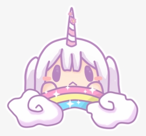 Chibi Unicorn Drawings Pictures To Pin On Pinterest - Transparent Chibi Unicorn, HD Png Download, Transparent PNG