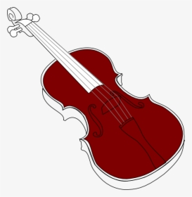 Violin Svg Clip Arts - Sketsa Gambar Biola, HD Png Download, Transparent PNG