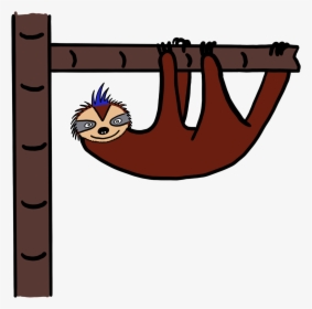 Transparent Sloth Png - Cartoon, Png Download, Transparent PNG