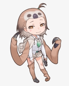 Linnaeus S Two-toed Slothoriginal - Anime Girl With Sloth, HD Png Download, Transparent PNG