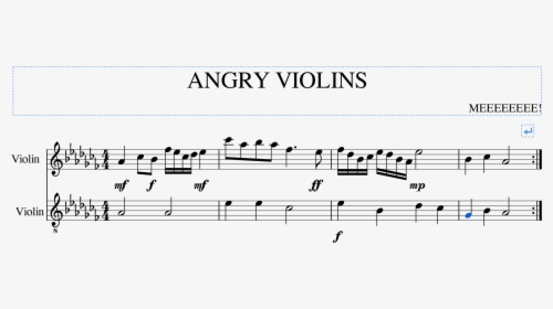 Angry-violins - Calamari Inkantation Clarinet Music, HD Png Download, Transparent PNG