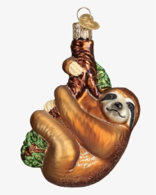 Sloth Ornament - Old World Christmas, HD Png Download, Transparent PNG