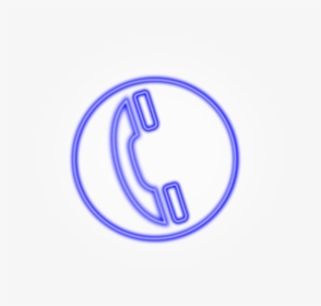 Phone Icon Neon Png, Transparent Png, Transparent PNG
