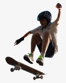Kid Skateboarding Png, Transparent Png, Transparent PNG