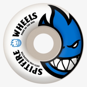 Skateboard Wheel Png - Blue Spitfire Wheels, Transparent Png, Transparent PNG