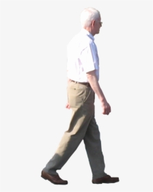 Png Of Side View Of Man With A Baseball Cap - Man Walking Png, Transparent Png, Transparent PNG