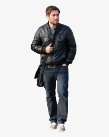 10 Walking Guy 02 With Bag Front - Iron Studios, HD Png Download, Transparent PNG