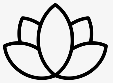 Lotus Flower Yoga Meditation Lily - Lotus Flower Icon Png, Transparent Png, Transparent PNG