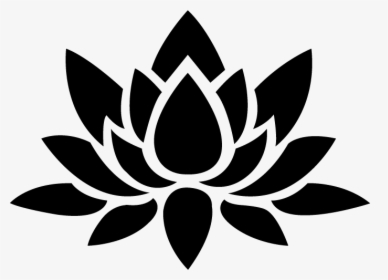 Black Transparent Lotus Flower, HD Png Download, Transparent PNG