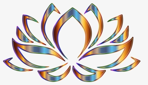 Psychedelic Lotus Flower - Lotus Flower Hindu Symbols, HD Png Download, Transparent PNG