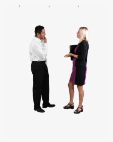 Business People Talking Png Jpg Freeuse - Business People Talking Png, Transparent Png, Transparent PNG