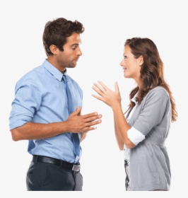 Talking With Client - Two People Talking To Each Other, HD Png Download, Transparent PNG