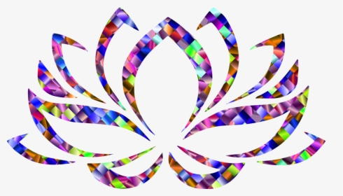 Symmetry,purple,graphic Design - Lotus Flower Hindu Symbols, HD Png Download, Transparent PNG