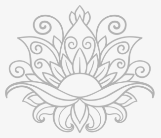 Download Lotus Flower Lotus Flower Mandala Simple Hd Png Download Transparent Png Image Pngitem