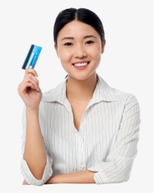 Holding Credit Card Free, HD Png Download, Transparent PNG