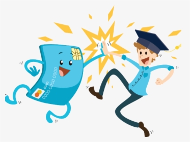 Cards Clipart Credit Card - College Students And Credit Cards, HD Png Download, Transparent PNG