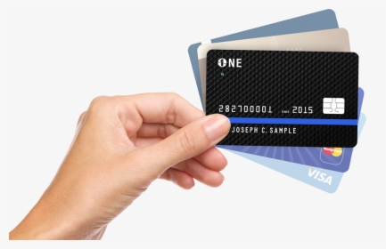 Credit Cards In Hand Png, Transparent Png, Transparent PNG