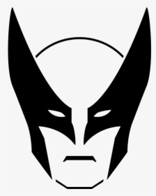 Wolverine Mask Png - Wolverine Mask Black And White, Transparent Png, Transparent PNG