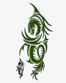 Dragon Tattoo Png Photo - Green Dragon Tattoo Png, Transparent Png, Transparent PNG