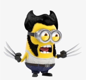 Wolverine Minions Drawing Clip Art - Minion Wolverine, HD Png Download, Transparent PNG