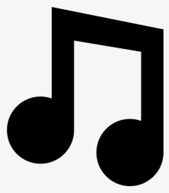 Music Icon Png Free Download - Desenho De Notas Musicais Pretas, Transparent Png, Transparent PNG