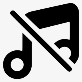Music Off - Music Off Icon Png, Transparent Png, Transparent PNG