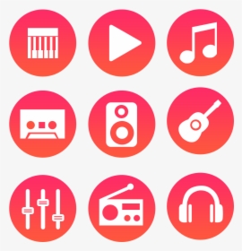 Music Icons - Arrow Flat Vector, HD Png Download, Transparent PNG