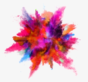 Color Splash Explosion Powder Ink Download Hq Png Clipart - Splash Of Colour Png, Transparent Png, Transparent PNG