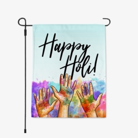 Holi Festival Of Color Garden Flag  title Holi Festival - Holi Images With Quotes, HD Png Download, Transparent PNG