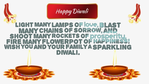 Diwali Messages Transparent Image - Candle, HD Png Download, Transparent PNG