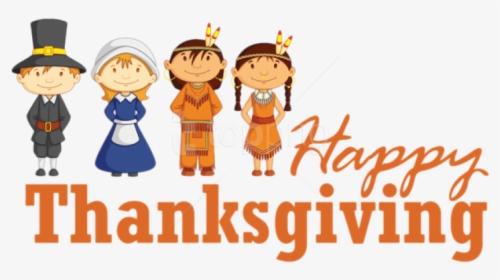 Pilgrims Cliparts Png Clear Background - Happy Thanksgiving Clipart Transparent, Png Download, Transparent PNG