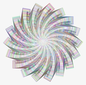 Golden Ratio Maelstrom Prismatic - Golden Ratio Spiral Art, HD Png Download, Transparent PNG