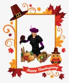 Thanksgiving Frame Clip Art, HD Png Download, Transparent PNG