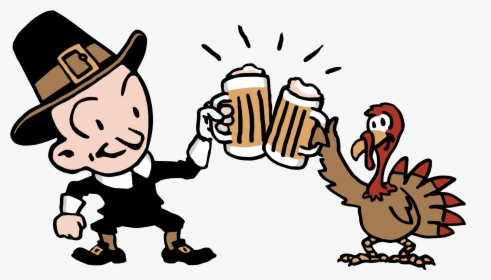 Turkey With A Beer, HD Png Download, Transparent PNG